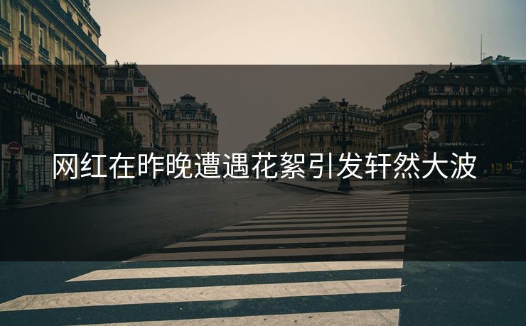 网红在昨晚遭遇花絮引发轩然大波 网红在昨晚遭遇花絮引发轩然大波